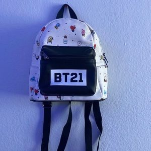 BT21 Leather Backpack